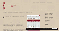 Desktop Screenshot of kongressbar.de