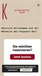 Mobile Screenshot of kongressbar.de