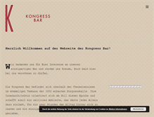 Tablet Screenshot of kongressbar.de